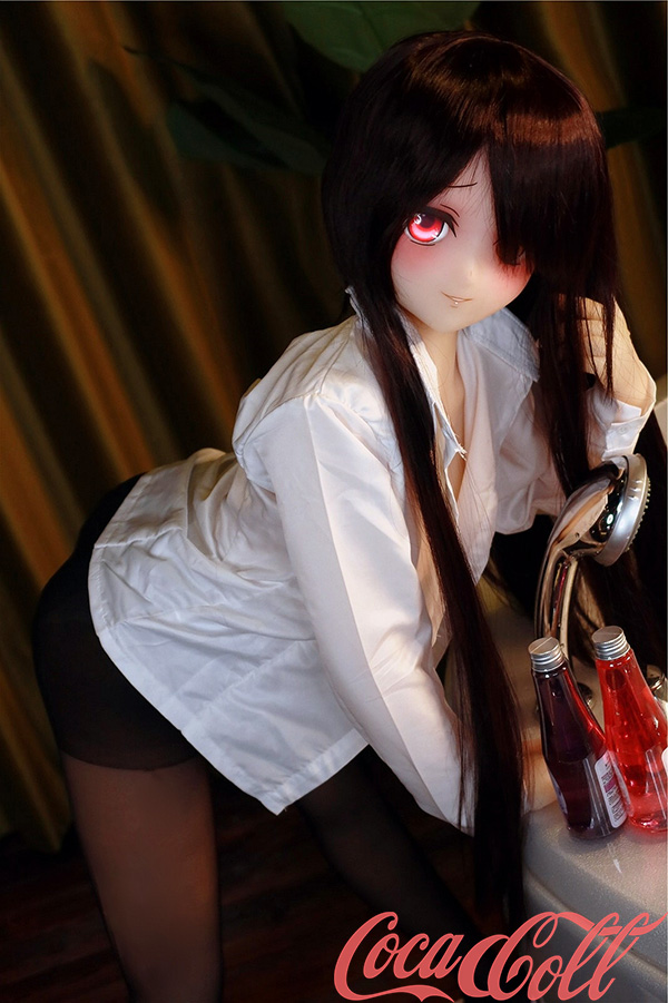 Red Eye Anime Face JK 145cm 4ft8 D cup Tokisaki Kurumi Sex Doll