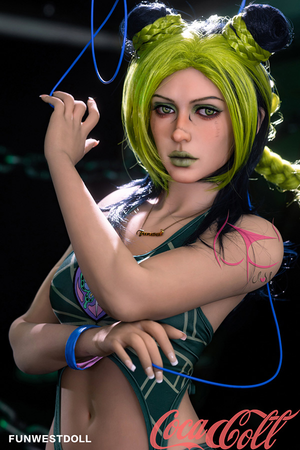 Jolyne Cujoh Sex Doll Green Hair 5ft3 Fantasy Real Dolls