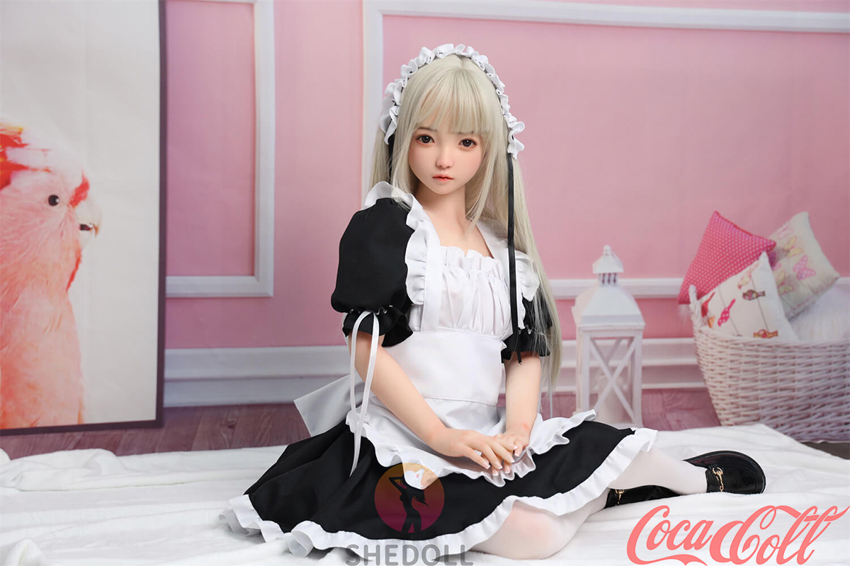 Smooth Long Hair 140cm Maid Fantasy Young Sex Doll