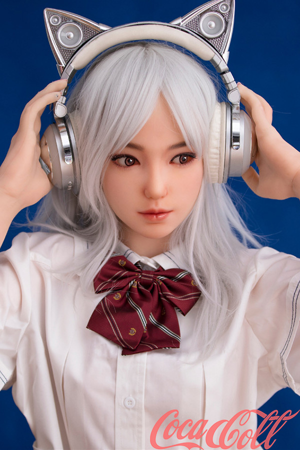 High Quality Cat Ear Headphones B cup Silicone Teen Sex Doll