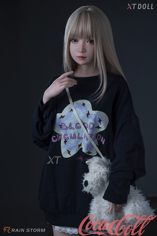 Loose Hoodie Teen Sex Doll 150cm D cup Full Size Real Doll